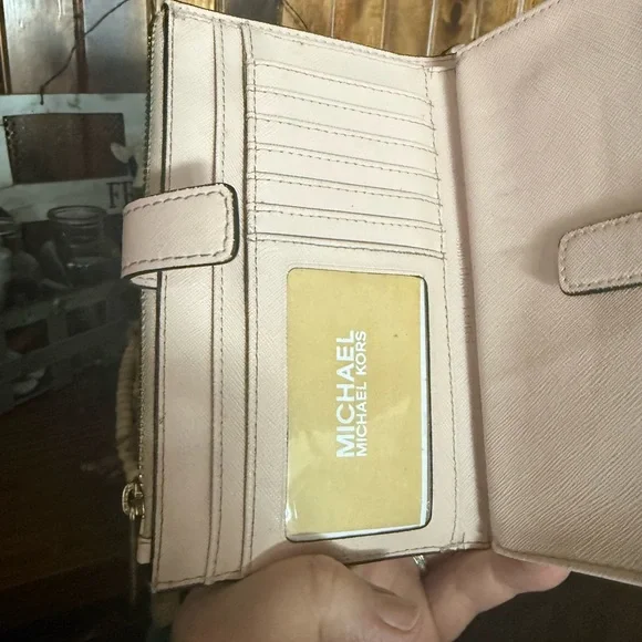 Michael Kors Light Pink Wristlet - Picture 3 of 16